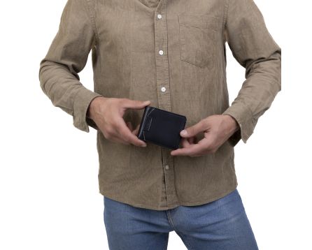 Pánska kožená peňaženka SEGALI 50758 čierna