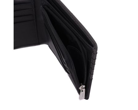 Pánska kožená peňaženka SEGALI 7414 S čierna / sivá